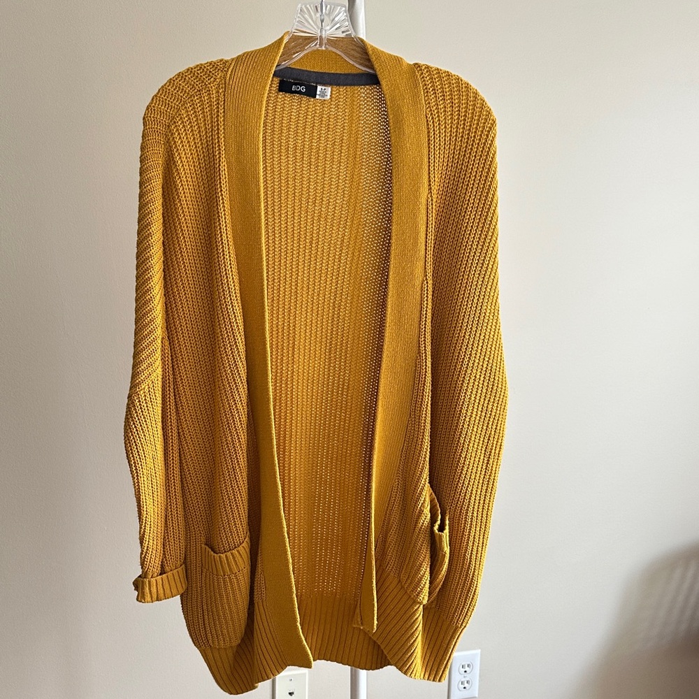 Urban Outfitters Mustard Yellow Women's Cardigan